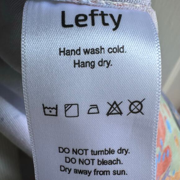 Free People Lefty High Rise Flare Pants Pastel Multi NWOT - Picture 7 of 8